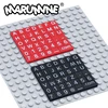 Marumine 3070 Tile 1x1 With Letter Alphabet Number Printing 41PCS  Building Bricks MOC Block DIY Constructor Model Accessories 1