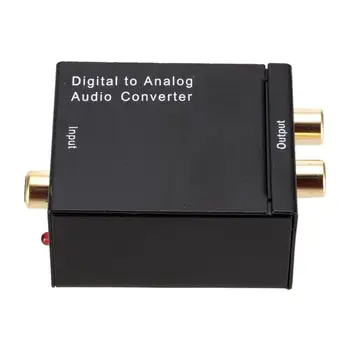 

Digital Fiber Coaxial To Channel Decoder Amplifier Audio Coaxial/Digital Fiber To Analog Audio Converter Decoder