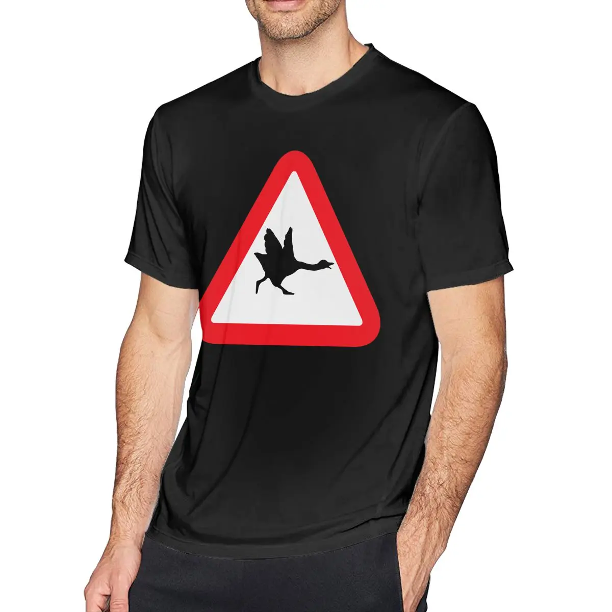 

Goose T Shirt Sign Goose Attack T-Shirt Short Sleeve Oversized Tee Shirt Fashion Mens Graphic Cotton Tshirt