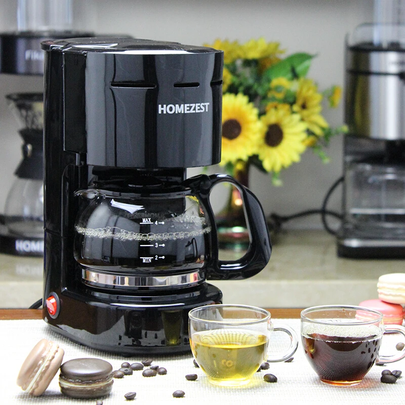 6 Cups Home Use Smart Coffee Maker Semi Automatic Drip Coffee Maker  Cafetera Coffee Machine