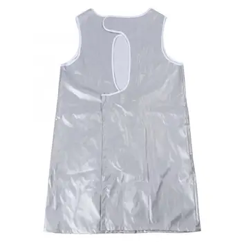 

Cat Grooming Supplies Silver Sleeveless PU Fabric Pet Waterproof Anti-static Shower Bathing Grooming Clothing Beauty Clothes