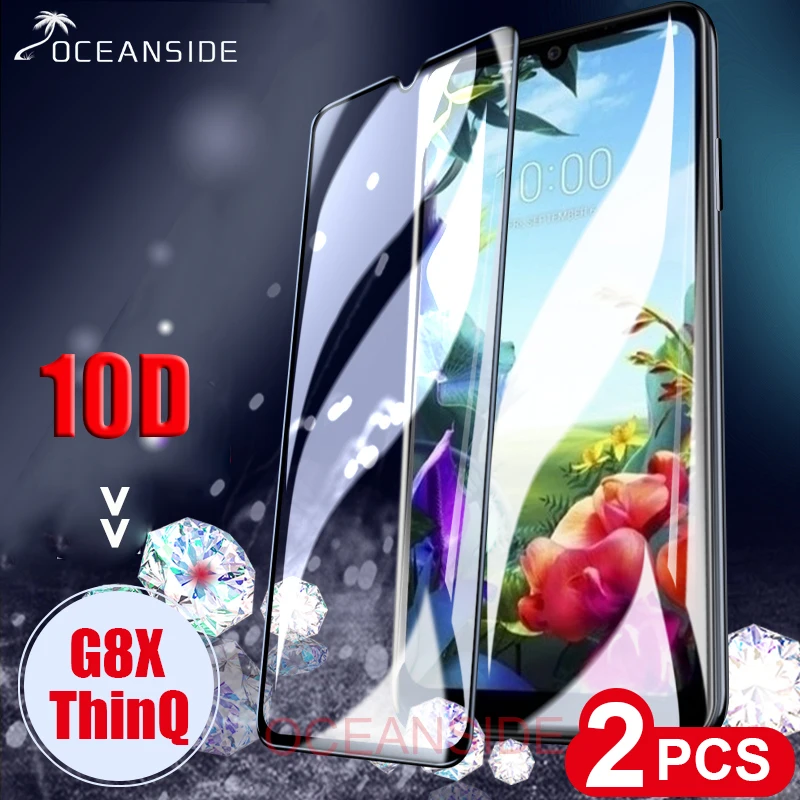 2 шт. Защитное стекло для LG G8X ThinQ закаленное защиты экрана 9h защитное покрытие G8 X