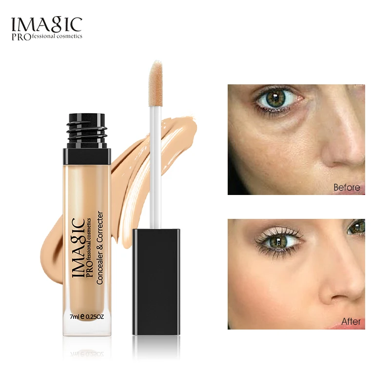 

IMAGIC Eye Concealer & Base 6 Colors Full Coverage Suit for All Color Skin Face / Eye Makeup Liquid Waterproof Concealer