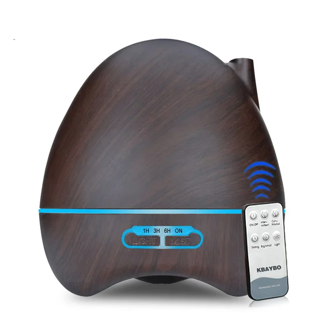 

300ml Remote Control Ultrasonic Air Humidifier Aroma Essential Oil Diffuser 7 Color Changing LED lamp Whole House Humidifier