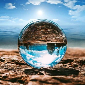 

30mm 80mm Clear Glass Crystal Ball Healing Sphere Photography Props Gifts New Artificial Crystal Decorative Balls JQ