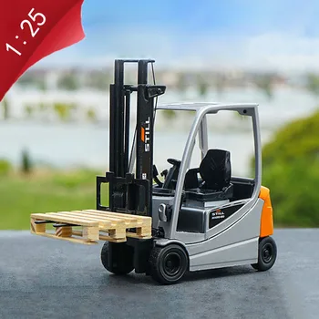 

1/25 STILL RX20-20 forklift engineering construction Stacker truck die-casting alloy model adult children's toy collectible gift