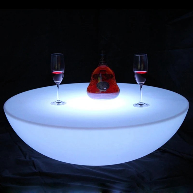 LED Illuminated Furniture Waterproof LED Table LED Coffee Table rechargeable SK-LF17 (D66*H22cm) 1pc LED Illuminated Furniture Waterproof LED Table LED Coffee Table rechargeable SK-LF17 (D66*H22cm) 1pc