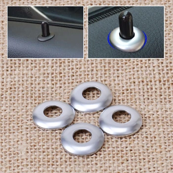 

Car Chrome Door Lock Knob Grommet Ferrule Covers Trim Fit For BMW Z3 3 Series E90 F30 F31 320 328 335