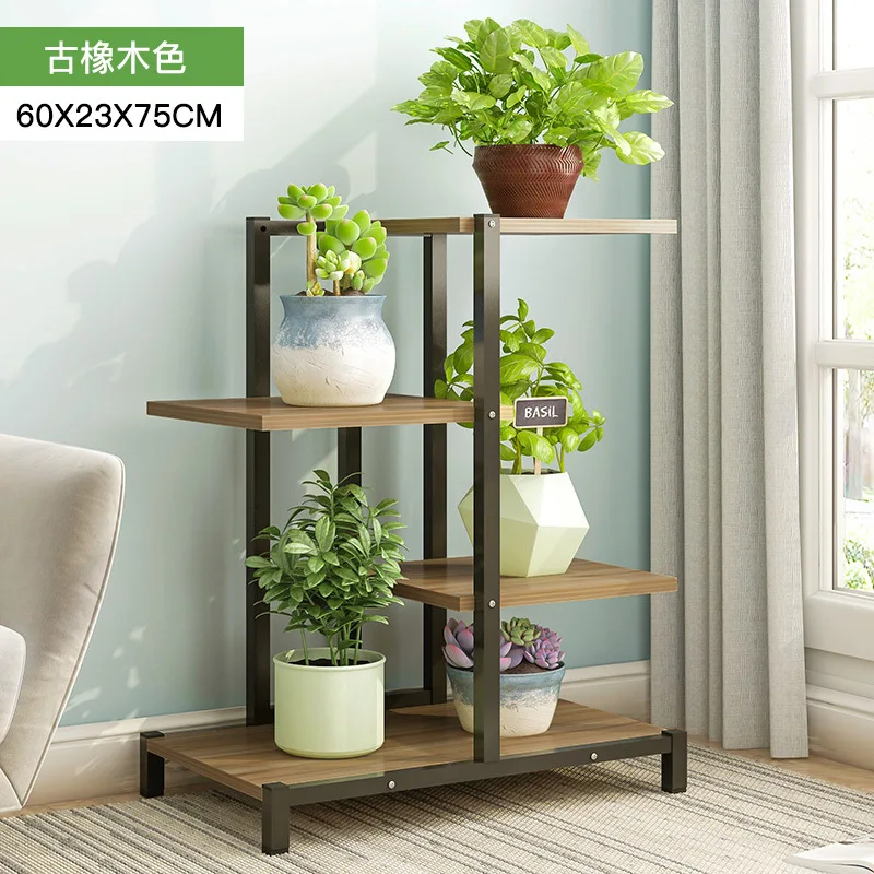 6 60x23x75cm Металлическая подставка для растений, 4/6 слоев, Цветочная стойка, для дома, для балкона, полка для гостиной, цветочный горшок, подставка для помещений, подставка для растений, полка для растений - Цвет: 6 60x23x75cm