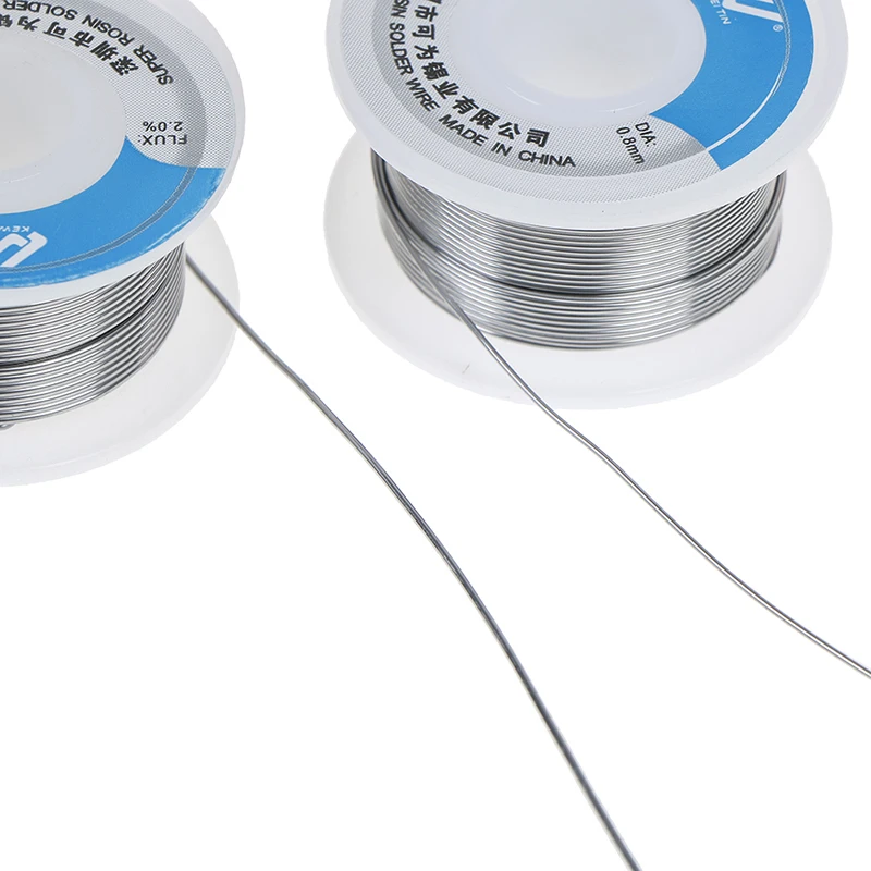 

0.8mm/1.0mm Solder Wire Tin KW -60/40 Lead Roll Clean Rosin Welding Core Soldering Wire Flux Reel Tube Sn:60%,Pb:40%,Flux: 2%