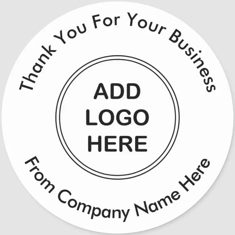 3-10 см 100 шт Бизнес профессиональный логотип спасибо стикер s пользовательские деловые наклейки на заказ стикер
