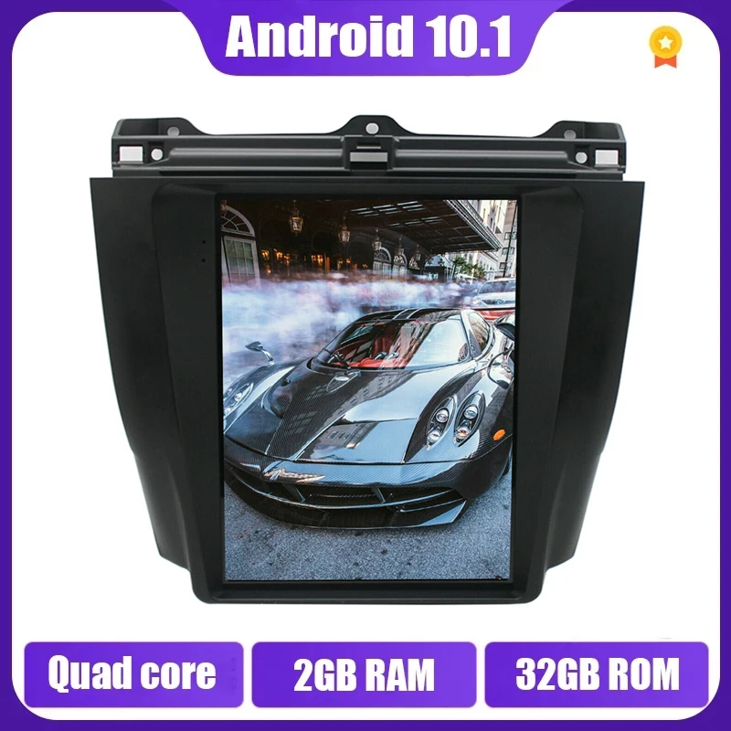 Автомобильный мультимедийный плеер на платформе Android 10 1 с вертикальным экраном в