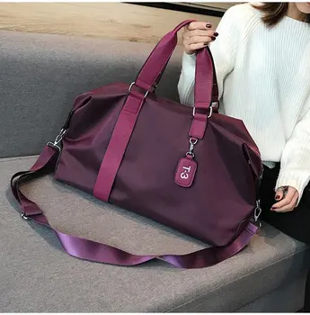 

Fashion Short Trip Travel Bag Women's Hand Luggage Men Korean-style Large Capacity Travel Bag Waterproof Sports Gym Bag