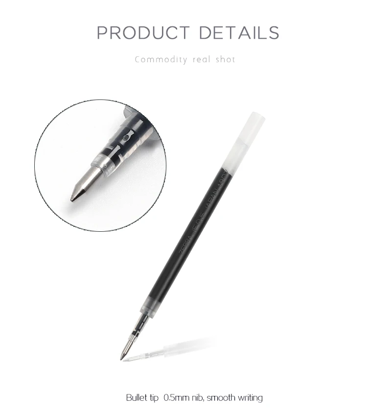 10 шт./компл. 0,5 мм Япония Zebra Sarasa JF5-BK-BM гелевая ручка, быстро сохнут, ручка с чернилами стандартных цветов пополнения чернил письмо подходят для JJ15 JJ77 JJZ33 JJ88