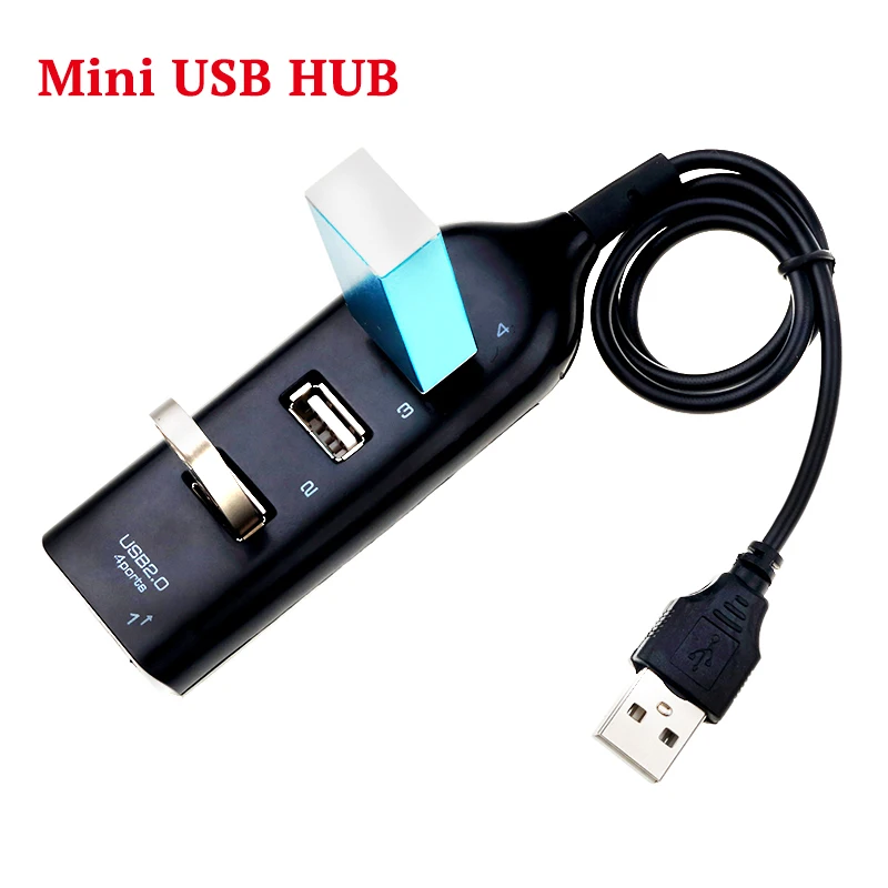 USB Extension HUB USB 2.0 4 Port High Speed USB Splitter For MacBook Laptop Accessories Multiple Hab Multi USB Port HUB Adapter