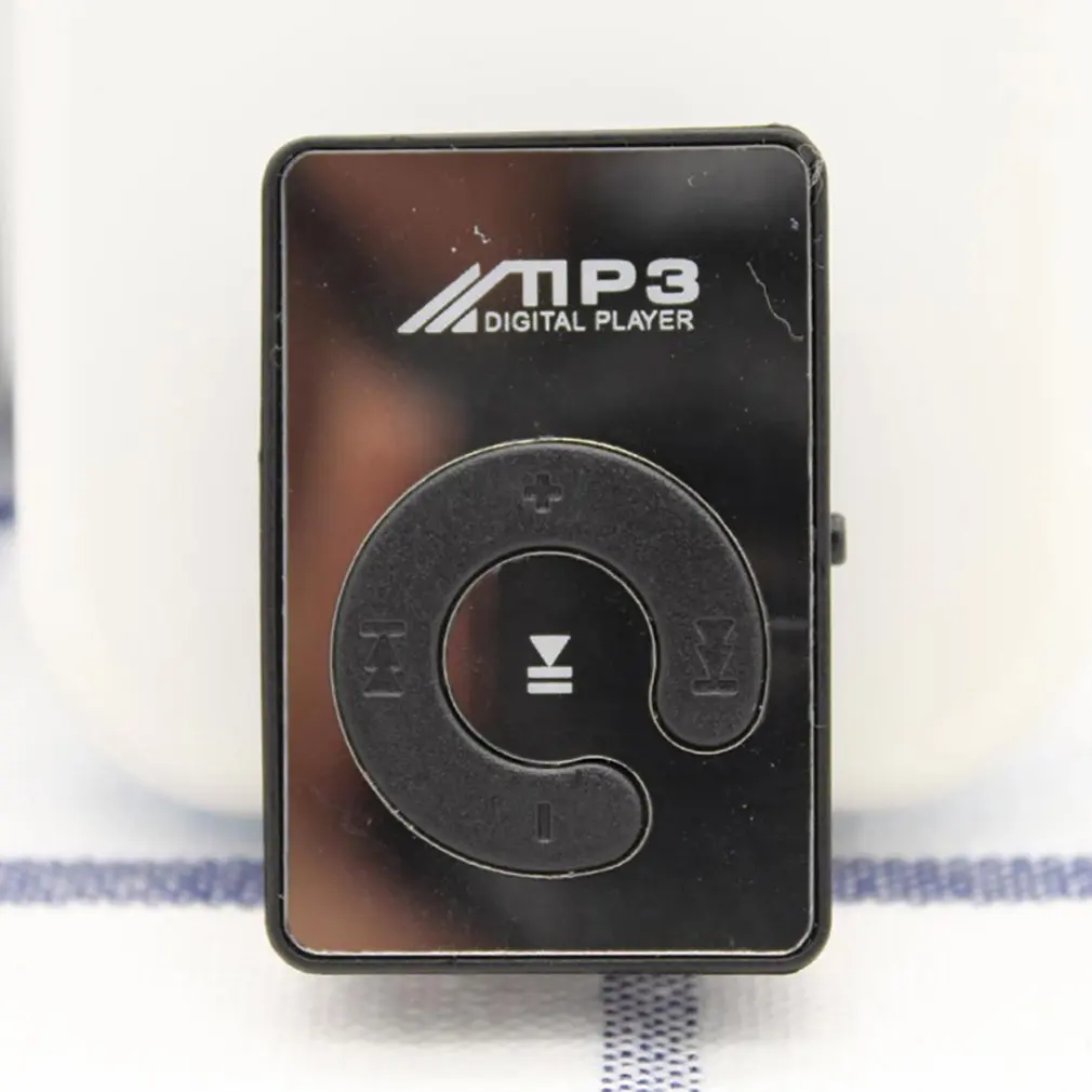 New Mini Mirror Clip MP3 Player Portable Fashion Sport USB Digital Music Micro SD TF Card Media | Автомобили и мотоциклы