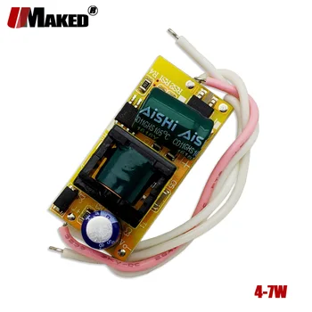 

2/10pcs 300MA LED Driver 4-7W LEDs Power Supply Unit AC90-265V DC12-25V Lighting Transformers Power Supply Adapter AC85-265V