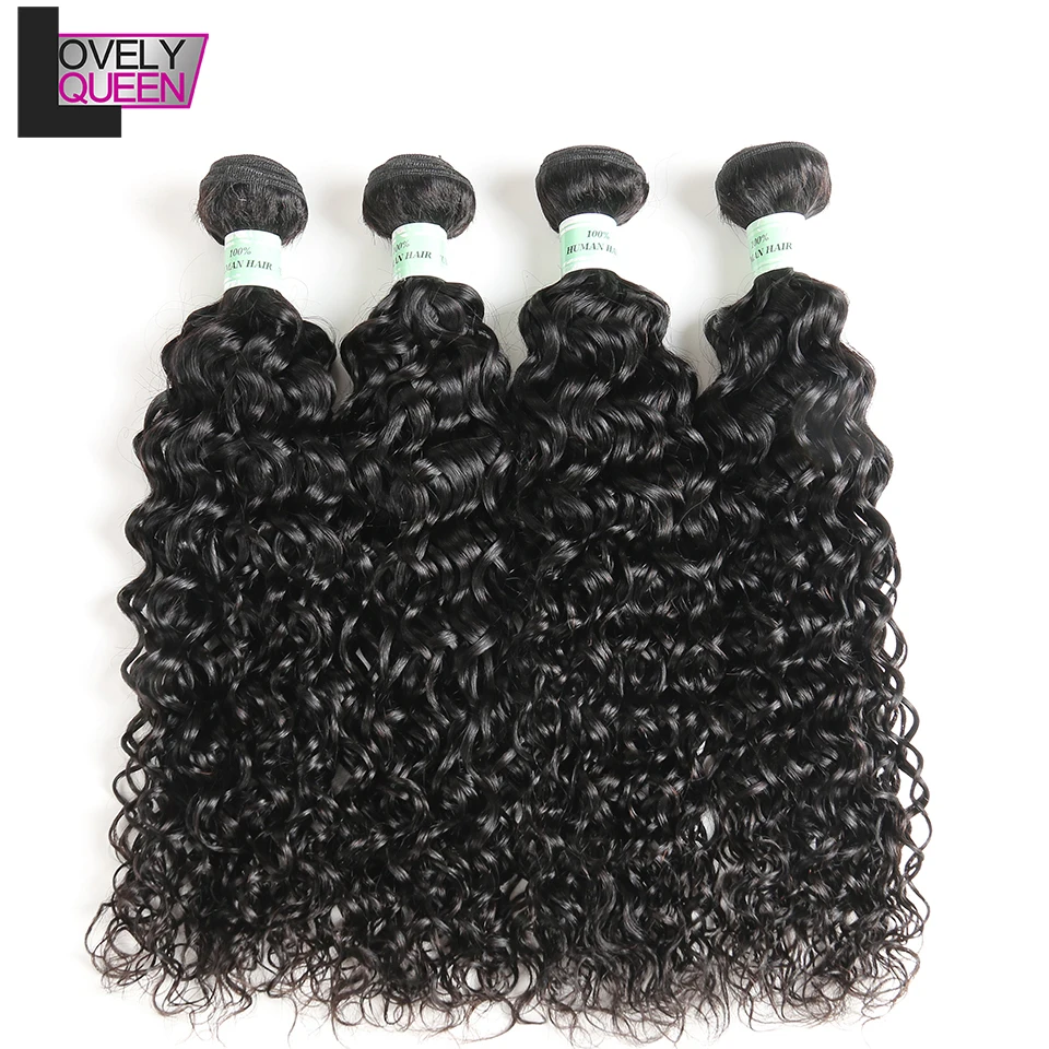 

Brazilian Hair Human Hair Water Wave Bundles Water Hair 4 Bundles Weave Non Remy Hair Extensions