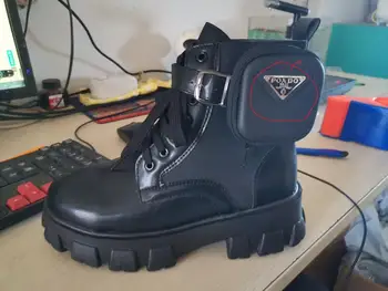 

Cool British Style Casual Fashion Martin Boots Women 2020 New Spring and Autumn Sponge Cake Thick Black Bottom Short Boots Women