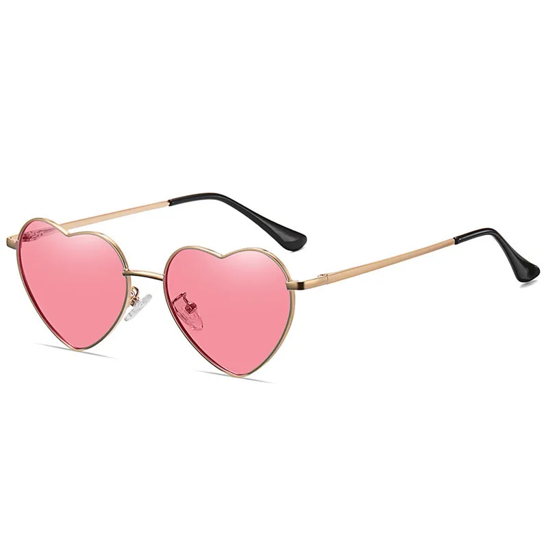 Elbru Retro Heart Shaped Sunglasses Fashion Polarized Sun Glasses Ultralight Clear Colorful Eyewear For Women UV400 Sunshades 4