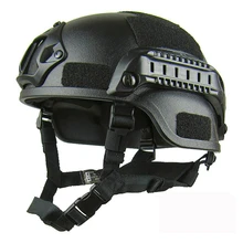 Casque tactique léger et rapide, ventilateur militaire, canon à eau, lunettes spéciales, guide, camouflage, casque de combat
