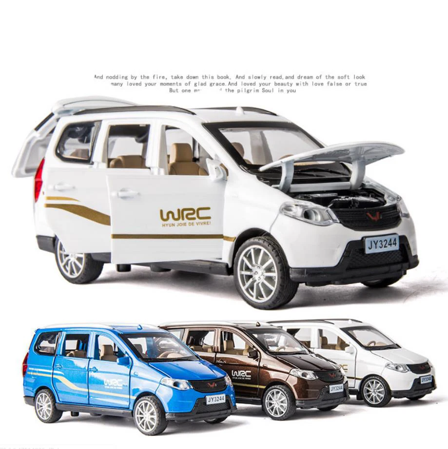 Хит продаж 1:32 китайские весы MPV SGMW wuling литая металлическая модель автомобиля