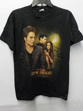 Camiseta con estampado de Crepúsculo para hombre, Camiseta con estampado de nueva luna, EDWARD, James BELLA, color negro, #13172V