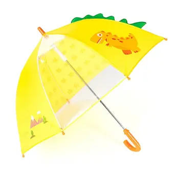 

Small Dinosaur Children Stereoscopic Cartoon Umbrella Straight Handle Umbrellas