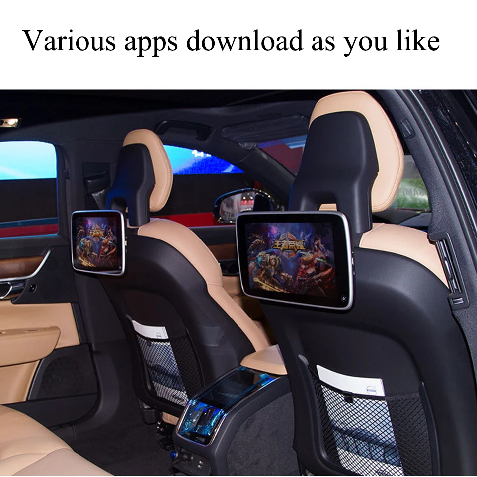 2023 Android Headrest Video Player Car Monitor For Volvo Xc90 S90 V90