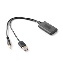 Универсальный автомобильный 12 в bluetooth модуль адаптер беспроводной Радио Стерео AUX-IN Aux кабель адаптер USB 3,5 мм разъем