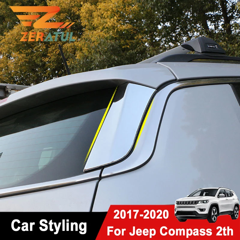 Наклейка на заднее стекло автомобиля для Jeep Compass 2017 2018 2019 2020 | Автомобили и