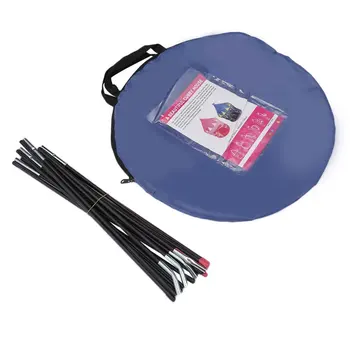 

OCDAY 2 Colors Folding Kids Play Tent Toy Castle Prince Folding Tent Children Boys Girl Cubby Play House Gifts Outdoor Toy Tents