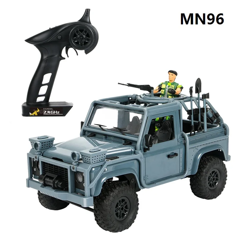 MN99 1/12 2,4 г 4WD RTR гусеничный Радиоуправляемый автомобиль для Land Rover 70 юбилейное издание Игрушечная модель автомобиля детские игрушки MN90 MN96 - Цвет: MN96 b