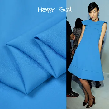 

Blue Sky 138cm Wide 20Momme 100%silk Crepe Fabric for Dress Brand Shrink Resistant Cloth Diy Sewing Free Shipping Summer New
