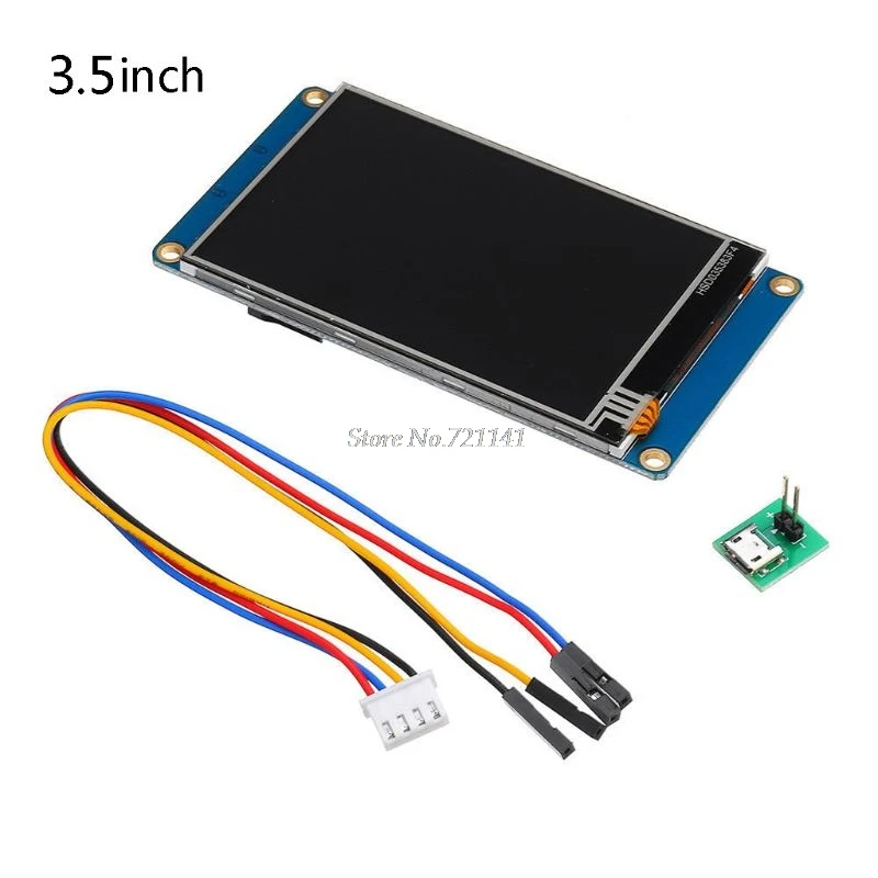 3.5 Для 3," 4,3" Nextion HMI умный USART UART серийный сенсорный TFT ЖК-модуль дисплей Панель для Raspberry Pi 3 Прямая поставка - Цвет: 3.5