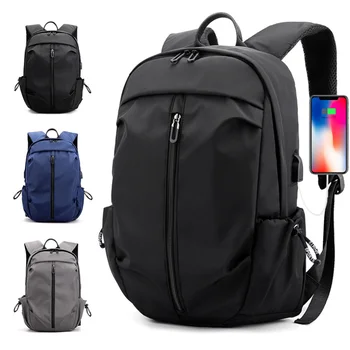 

2020 Men Backpack Fashion Schoolbag WaterProof Travel Backpacks Men External USB Charging Backpack Male 15.6inch Laptop Mochilas
