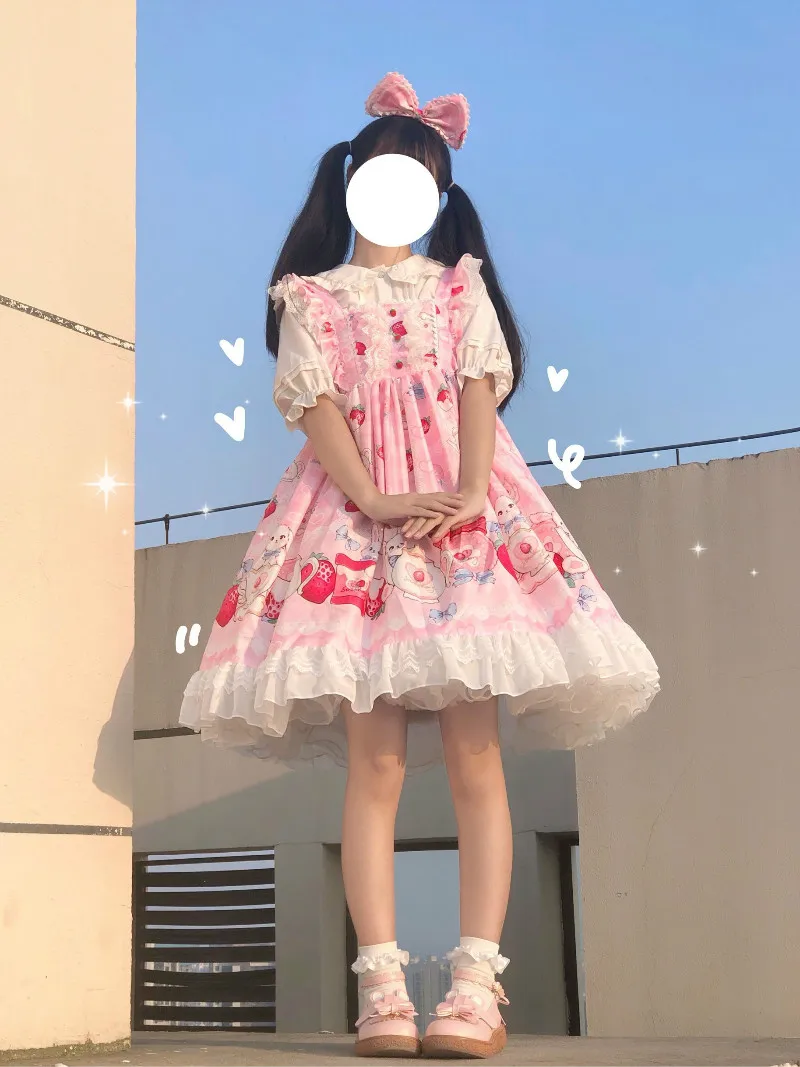Cosplay&ware Lolita Tea Rabbit Dress Sling Jsk Shirt Renaissance Gothic Party Sweet -Zentai shop online H977d39c68c9f4b3ab36f7b663c5c6771Z.jpg