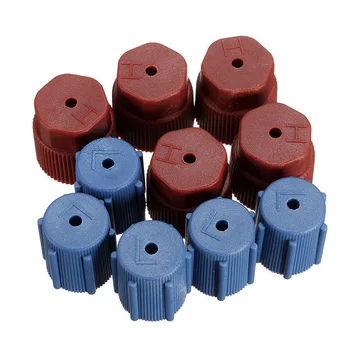 10Pcs servizio di climatizzazione sistema ca porta di ricarica R134a 13mm e 16mm tappi porta di ricarica per auto tappi per sistema ca accessori auto