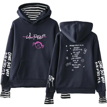 

Hoodies Lil Peep Fake Two Pieces Hoodies Men/Women Trend Hoodies High Quality Couples Hoodies Autumn Winter Streetwear Hoodies