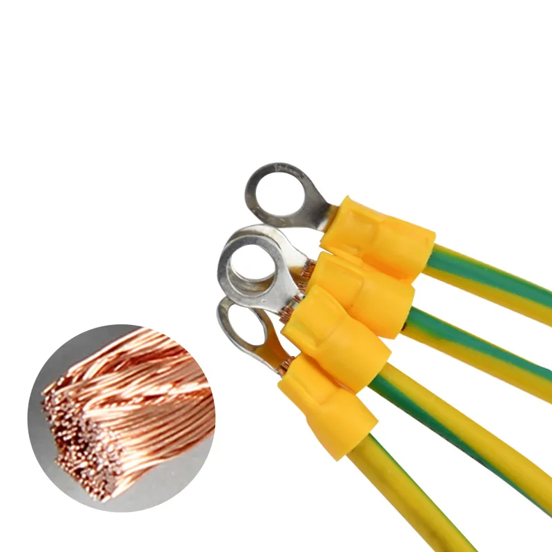 10 Pezzi Cinghie Di Massa Per Auto - Cavi Di Terra In Rame, Lunghezza 250/300 Mm, Per Motore - 11