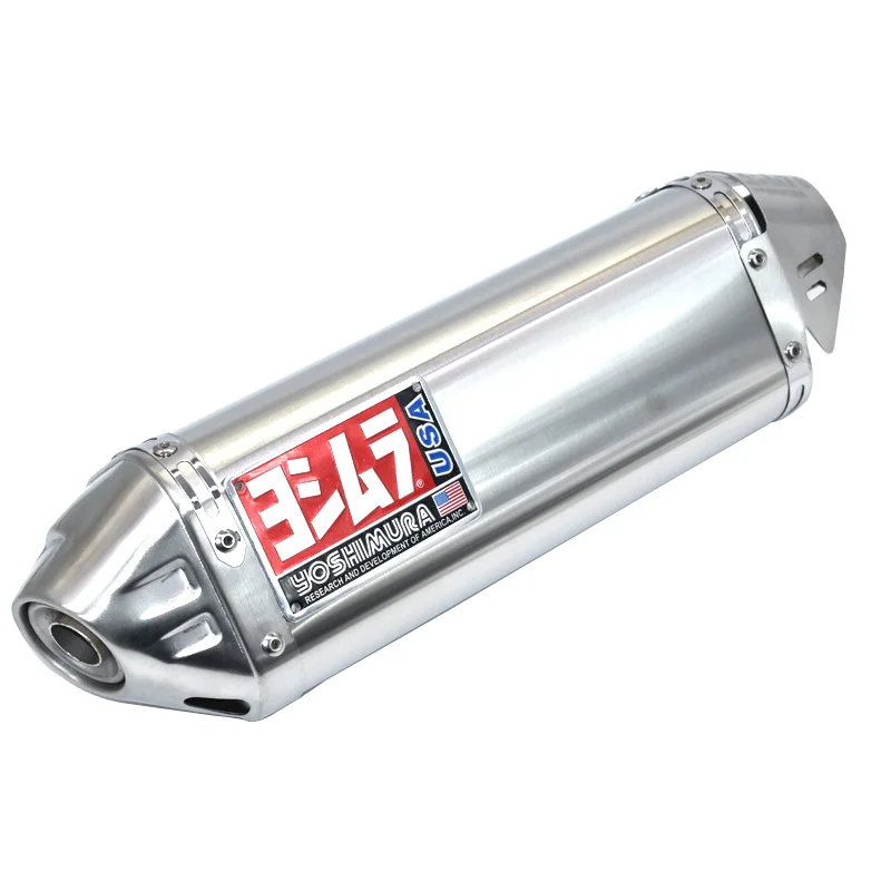Мото rcycle Yoshimura мото rcycle выхлопная escape moto глушитель труба для Kawasaki Yamaha Honda KTM z800 ninja250 R6 с db killer - Цвет: 3