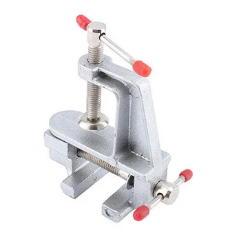 

Aluminum Alloy Small Jewelers Hobby Clamp On Table Bench Vise Mini Tool Vice Jewelry, Hobbyists, Crafts, Model Building