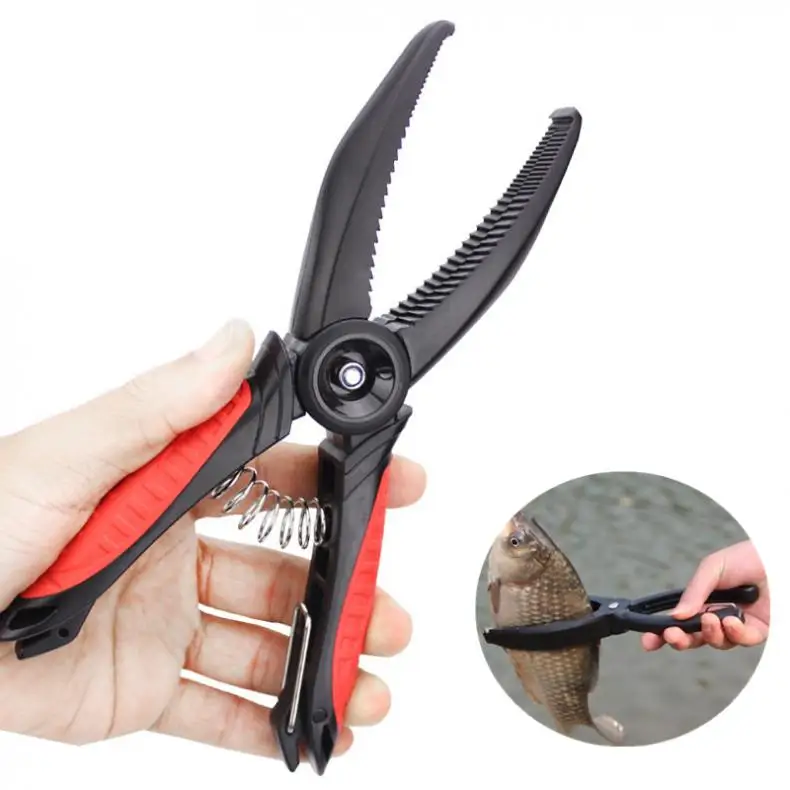 Long Fishing Pliers Scissor Gripper 24.5cm Stainless Steel Fish Crab  Grabbing Clamp Pike Trap Plier Gear Fishing Tackle Tool - AliExpress