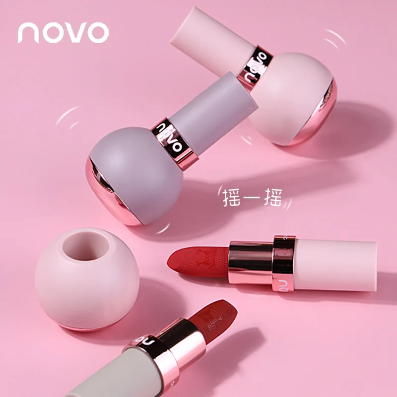 Soft Fog Shaking Lipstick Velvet Matte Texture Nude Makeup Waterproof Long Lasting Lip Makeup Light Colorful 1