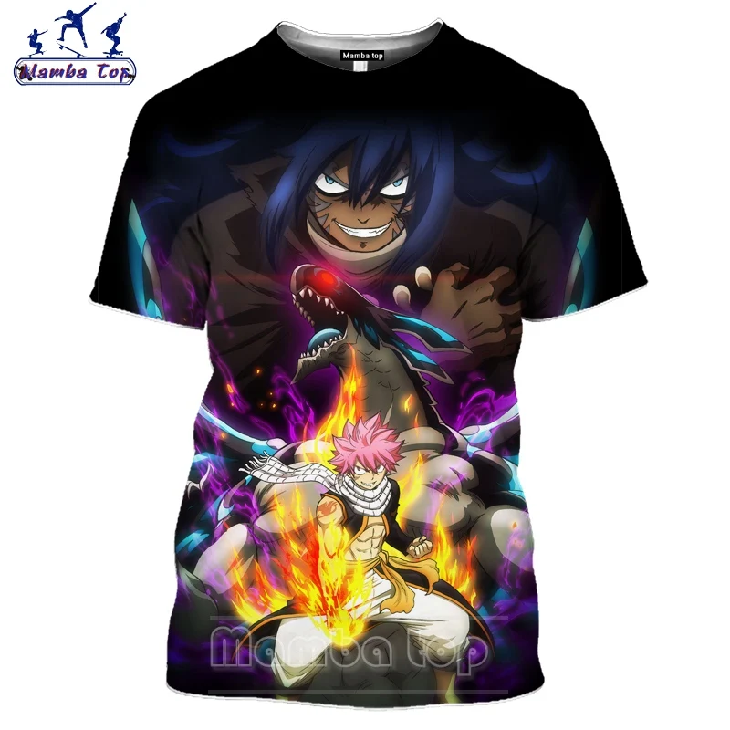 Футболка Mamba Top Fairy Tail для мужчин и женщин стильная 3d-футболка с надписью Jellal