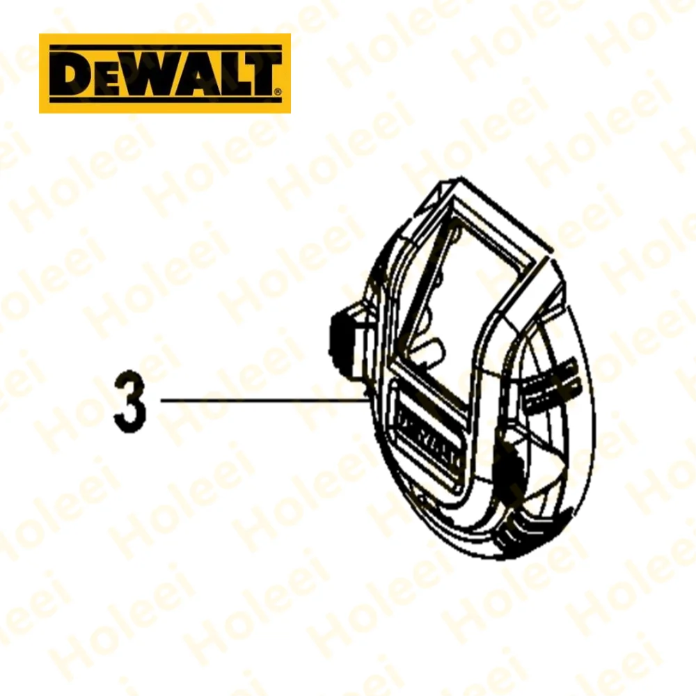 

Верхняя задняя крышка для DEWALT D26414 N035372