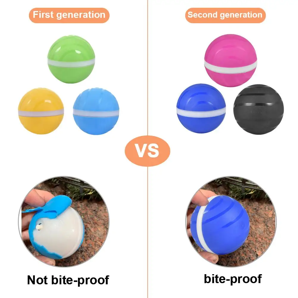 2-го поколения водонепроницаемый питомец нечестивый мяч против укуса экологически чистый игровой мяч домашние собаки играющие обучающие игрушки