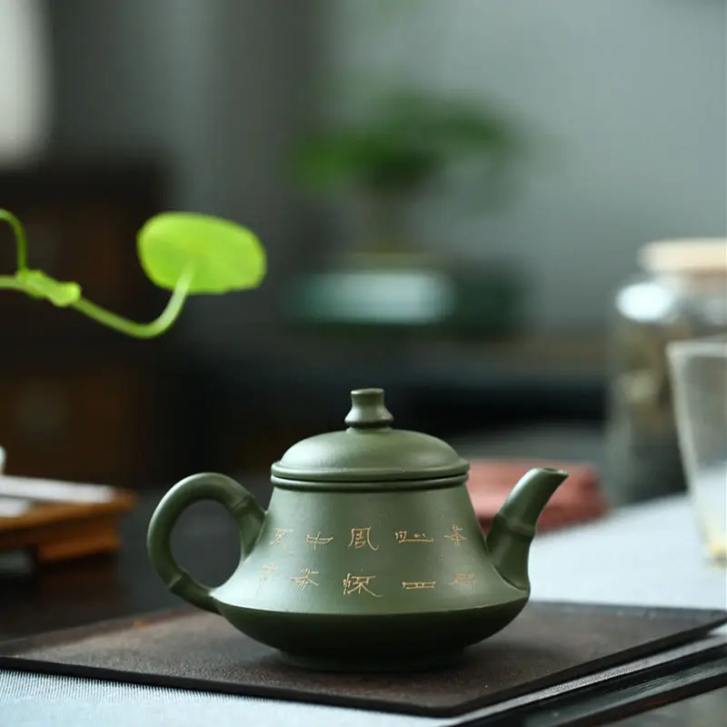 230CC valós handmade Zsozsó Főzőedény yixing Ibolyaszínű Agyak Teáskanna puer Tea állítsa kung fu zisha teaware szabadon szállítási