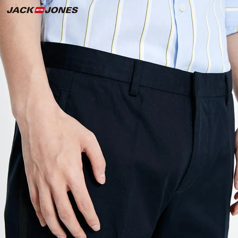 JackJones мужские Стрейчевые брюки, облегающие, деловые, повседневные, мужская одежда 219114548