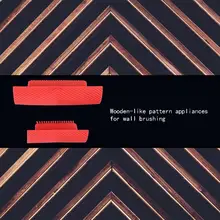2 шт., настенные валиковые кисти для тиснения, мягкая резина, имитация деревянного зерна, малярные ролики для украшения стен дома, офиса